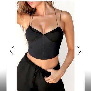 Joah Brown Tri-Layer Corset Sueded Onyx